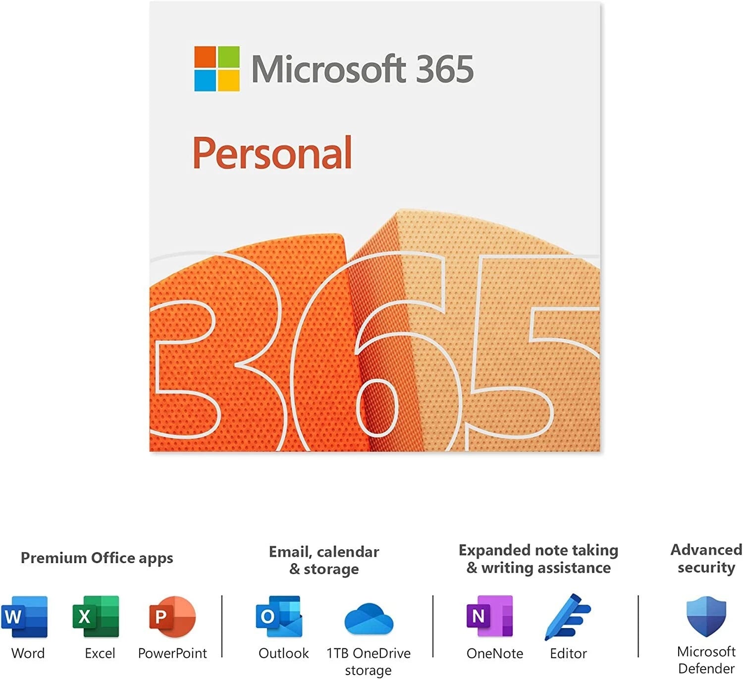 Microsoft Office 365 Personal | 1 User with up to 5 Devices| 1 Year